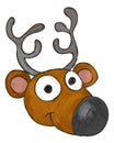 Cartoon reindeer