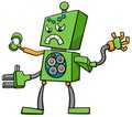 Cartoon robot fantasy character