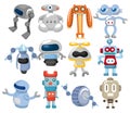 Cartoon robot icon