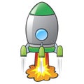 Cartoon Rocket