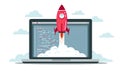 Software Startup Launch Royalty Free Stock Photo