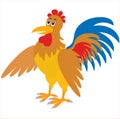 Cartoon rooster