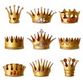 Cartoon Royal Gold Crowns Collection