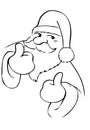 Cartoon Santa Claus