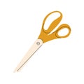 Cartoon scissors with metal blades Royalty Free Stock Photo