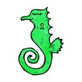 cartoon seahorse