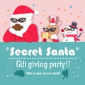 Cartoon secret santa