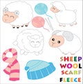 Cartoon sheeps