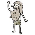 cartoon ship wrecked hermit man