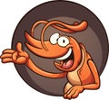 Cartoon shrimp