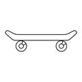 Cartoon Skate Board Isolated On White Background