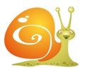 Cartoon snail Royalty Free Stock Photo