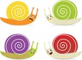 Cartoon snails