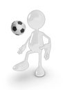 Cartoon Soccer player