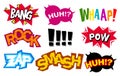 Cartoon sound effects 02 Royalty Free Stock Photo