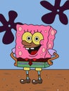 Cartoon Spongebob Squarepants colors pink?