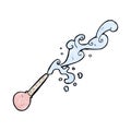 cartoon squirting pipette