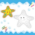 Cartoon starfish