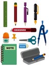 Cartoon Stationery icon Royalty Free Stock Photo