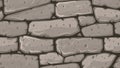 Cartoon Stone Wall Moving Endlessly in Loop