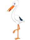 Cartoon stork