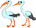 Cartoon Stork