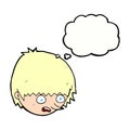 cartoon stressed face with speech bubble