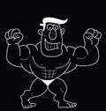 Cartoon Strongman