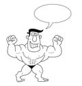 Cartoon Strongman