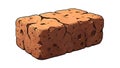 Cartoon-Style Bricks with Realistic Texture Royalty Free Stock Photo