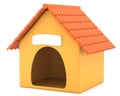 Cartoon styled doghouse