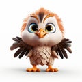 Disney-inspired 3d Owl Character Design With Attention To Detail