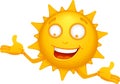 Cartoon Sun Characters 3 Royalty Free Stock Photo