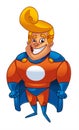 Cartoon Superhero Royalty Free Stock Photo
