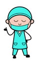 Cartoon Surgeon Pensive