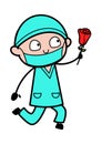 Cartoon Surgeon Proposing