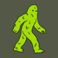 Cartoon swamp monster Royalty Free Stock Photo