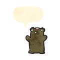 cartoon talking bear