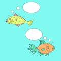 Cartoon talking fish