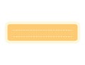 Cartoon task planner element isolated. Cute paper sticky note, to do list or memo message notepad paper sheet. Vector