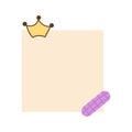 Cartoon task planners, cute paper sticky notes, banners, to do list or memo message notepads paper sheets.