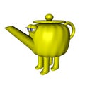 Cartoon teapot