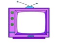 Cartoon Television Set - Illustration