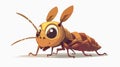 Cartoon Termite Insect Vector Illustration for Creative Projects Royalty Free Stock Photo