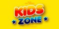 Cartoon text effect, editable kids zone text and comic text style Royalty Free Stock Photo