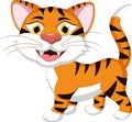Cartoon tiger for you design