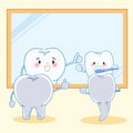 Cartoon health tooth