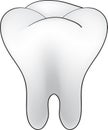 Cartoon tooth Royalty Free Stock Photo