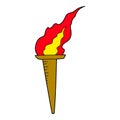 cartoon torch