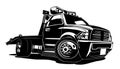 Cartoon tow truck Royalty Free Stock Photo